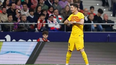 Robert Lewandowski was the standout performer in crucial game for Barcelona. Robert Lewandowski was the standout performer in crucial game for Barcelona.