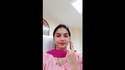 Sakshi Sawhney visited the room of Media Certification and Monitoring Committee in district administrative complex. (Credit: X)
