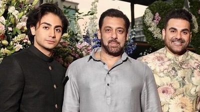 Salman Khan with Arhaan Khan at Arbaaz Khan's wedding in December 2023. (File Photo) Salman Khan with Arhaan Khan at Arbaaz Khan's wedding in December 2023. (File Photo)