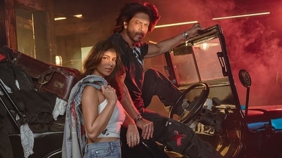 Shah Rukh Khan and Suhana Khan pose together in a photoshoot for D'YAVOL X. Shah Rukh Khan and Suhana Khan pose together in a photoshoot for D'YAVOL X.
