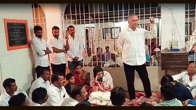 This time though, Shrinivas has chosen to campaign for Pawar senior’s daughter Supriya Sule. (HT PHOTO) This time though, Shrinivas has chosen to campaign for Pawar senior’s daughter Supriya Sule. (HT PHOTO)