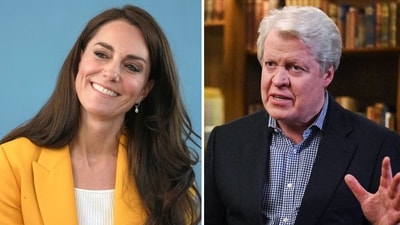 Princess Diana’s brother, Charles Spencer (R), has addressed concerns over Kate Middleton's (L) whereabouts (AP Photo/Kin Cheung, Pool, File, Photo by JEFF OVERS / BBC / AFP) Princess Diana’s brother, Charles Spencer (R), has addressed concerns over Kate Middleton's (L) whereabouts (AP Photo/Kin Cheung, Pool, File, Photo by JEFF OVERS / BBC / AFP)
