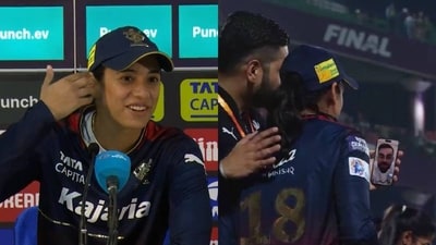 Smriti Mandhana opened up on her video call conversation with Virat Kohli Smriti Mandhana opened up on her video call conversation with Virat Kohli