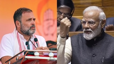 Congress leader Rahul Gandhi and Prime Minister Narendra Modi. (PTI, Sansad TV) Congress leader Rahul Gandhi and Prime Minister Narendra Modi. (PTI, Sansad TV)