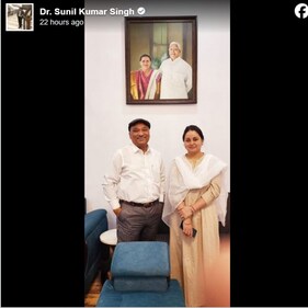 Sunil Kumar Singh's Facebook post. Sunil Kumar Singh's Facebook post.