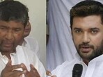 Pashupati Paras (left) and Chirag Paswan (right) (File Photos) Pashupati Paras (left) and Chirag Paswan (right) (File Photos)