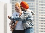 Diljit Dosanjh and Ed Sheeran performed together in Mumbai recently. Diljit Dosanjh and Ed Sheeran performed together in Mumbai recently.
