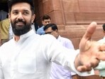 Lok Janshakti Party (Ram Vilas) chief Chirag Paswan speaks to the media at Parliament House during the Monsoon Session, in New Delhi (ANI FILE)