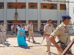 Ahmedabad: Police investigate the Gujarat University hostel campus where students hailing from different foreign countries were assaulted allegedly by a group of persons over the issue of offering Namaz, in Ahmedabad Ahmedabad: Police investigate the Gujarat University hostel campus where students hailing from different foreign countries were assaulted allegedly by a group of persons over the issue of offering Namaz, in Ahmedabad