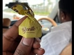 Bengaluru: This chocolate was given by the cab driver to one of his passengers to celebrate RCB's WPL win. 