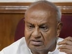 JDS Supremo Deve Gowda.