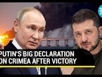 PUTIN'S BIG DECLARATION ON CRIMEA AFTER VICTORY PUTIN'S BIG DECLARATION ON CRIMEA AFTER VICTORY