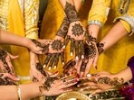 Mehndi is an integral part of hand decorations that match the traditional attire goals. Mehndi is an integral part of hand decorations that match the traditional attire goals.