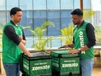 Zomato CEO Deepinder Goyal shared the picture saying he was stepping out to deliver some pure veg orders with the newly launched pure veg fleet. Zomato CEO Deepinder Goyal shared the picture saying he was stepping out to deliver some pure veg orders with the newly launched pure veg fleet.
