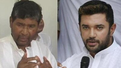 Pashupati Paras (left) and Chirag Paswan (right) (File Photos) Pashupati Paras (left) and Chirag Paswan (right) (File Photos)