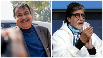 Nitin Gadkari calls Amitabh Bachchan his 'favourite' actor. Nitin Gadkari calls Amitabh Bachchan his 'favourite' actor.