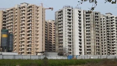 An incomplete project of Mahira Homes Society in Gurugram’s Sector 68. (Parveen Kumar/HT Photo) An incomplete project of Mahira Homes Society in Gurugram’s Sector 68. (Parveen Kumar/HT Photo)