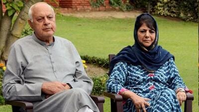 Farooq Abdullah and Mehbooba Mufti attended Rahul Gandhi’s mega Mumbai rally. (HT File)