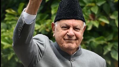 Former Jammu and Kashmir chief minister and leader of regional National Conference (NC) Farooq Abdullah (AFP file)