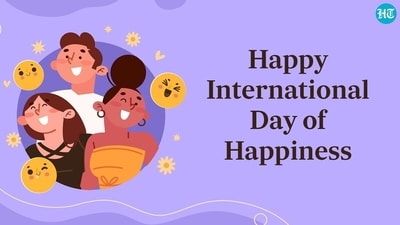 International Day of Happiness 2024 wishes, images, quotes, SMS, WhatsApp and Facebook status to share with your loved ones. (HT Photo) International Day of Happiness 2024 wishes, images, quotes, SMS, WhatsApp and Facebook status to share with your loved ones. (HT Photo)