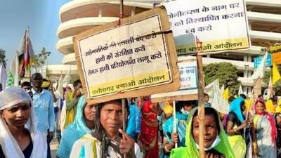 In 2021, the residents of these villages participated in the 300-km padyatra to Raipur to meet the governor and the chief minister with a demand to protect the forests. (Representative Image) In 2021, the residents of these villages participated in the 300-km padyatra to Raipur to meet the governor and the chief minister with a demand to protect the forests. (Representative Image)