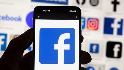 The Facebook logo is seen (AP) The Facebook logo is seen (AP)