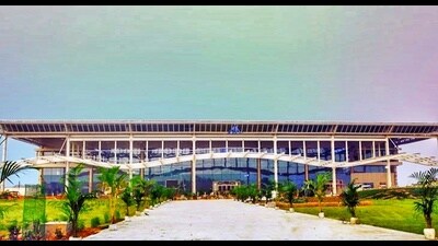 Prayagraj airport (HT FILE) Prayagraj airport (HT FILE)