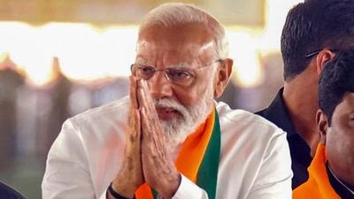 Prime Minister Narendra Modi at an election rally in Karnataka’s Shivamogga. (PTI) Prime Minister Narendra Modi at an election rally in Karnataka’s Shivamogga. (PTI)