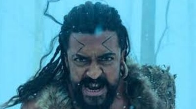 Suriya in the Kanguva teaser. Suriya in the Kanguva teaser.