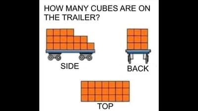 Brain Teaser: Can you solve this puzzle in five seconds? (Threads/@hiaguero) Brain Teaser: Can you solve this puzzle in five seconds? (Threads/@hiaguero)