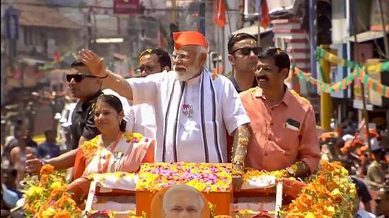This is PM Modi’s second visit to the state in the past five days. (PTI photo)