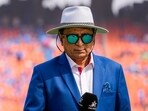 Sunil Gavaskar before the start of the ICC Men's Cricket World Cup 2023 final between India and Australia Sunil Gavaskar before the start of the ICC Men's Cricket World Cup 2023 final between India and Australia