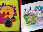 Holi 2024: Check out Holi greeting card ideas and beautiful DIY drawings to send to your friends on Holi. (Instagram)