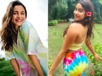 Alia Bhatt and Janhvi Kapoor rock the tie-dye trend in a fun way Alia Bhatt and Janhvi Kapoor rock the tie-dye trend in a fun way