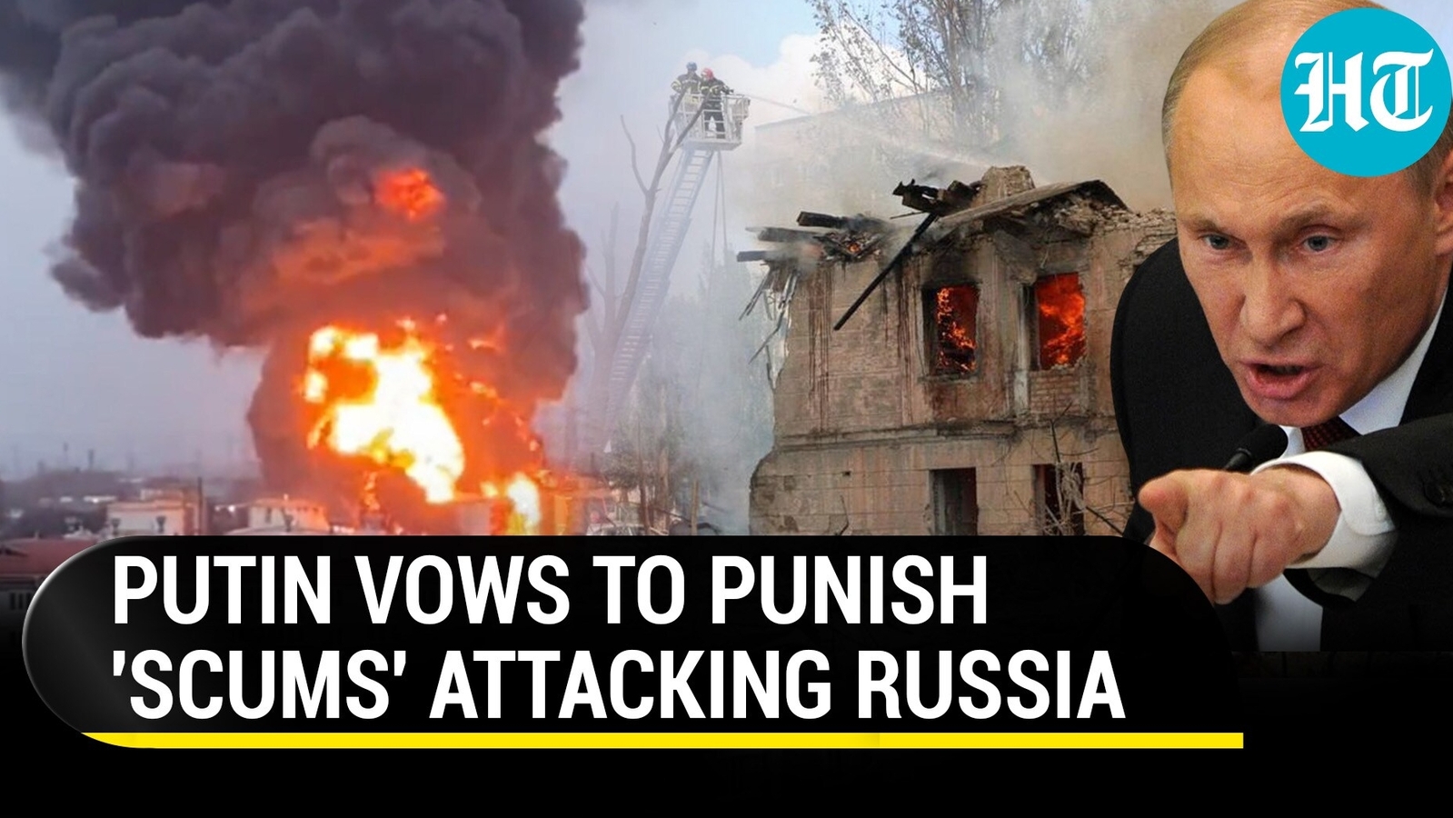 'Won't Spare Scums': Putin Takes Pledge To Punish Ukraine After Massive ...
