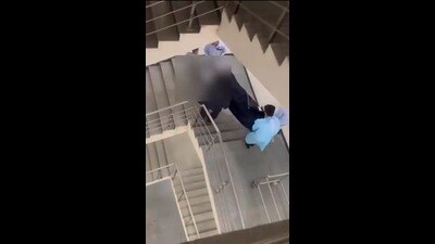 A screengrab of the video that went viral on social media (sourced) A screengrab of the video that went viral on social media (sourced)