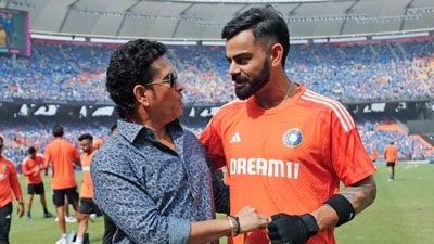 Sachin Tendulkar and Virat Kohli (ANI) Sachin Tendulkar and Virat Kohli (ANI)