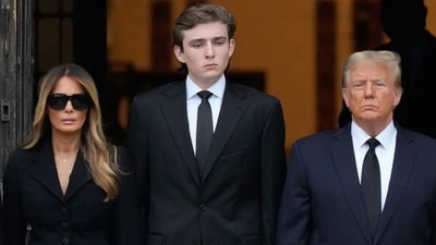 Donald and Melania Trump's son has turned 18 years old (AP)