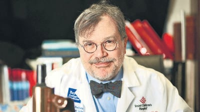 Dr Peter Hotez at his Baylor office in Houston. (Getty Images) Dr Peter Hotez at his Baylor office in Houston. (Getty Images)