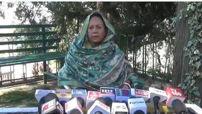 Himachal Pradesh Congress president Pratibha Singh addressing a press conference in Shimla on Wednesday. (HT Photo) Himachal Pradesh Congress president Pratibha Singh addressing a press conference in Shimla on Wednesday. (HT Photo)