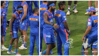 Hardik Pandya replaced Rohit Sharma as Mumbai Indians' captain after his all-cash switch from Gujarat Titans for IPL 2024 (Mumbai Indians) Hardik Pandya replaced Rohit Sharma as Mumbai Indians' captain after his all-cash switch from Gujarat Titans for IPL 2024 (Mumbai Indians)