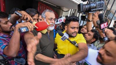 NewsClick founder Prabir Purkayastha was arrested in October. (HT PHOTO)