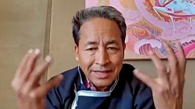 Education reformist Sonam Wangchuk. (PTI) Education reformist Sonam Wangchuk. (PTI)