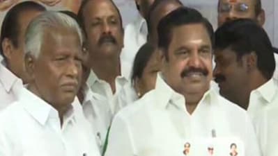 AIADMK general secretary Edapaddi K Palaniswami releasing the list (ANI) AIADMK general secretary Edapaddi K Palaniswami releasing the list (ANI)