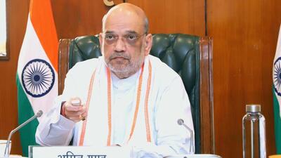 Union home minister Amit Shah. Union home minister Amit Shah.