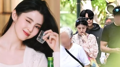 Han So Hee and Ryu Jun Yeol dating sparks debate and controversy (Pic credit- Lotte's soju brand Chum Churum, Dispatch) Han So Hee and Ryu Jun Yeol dating sparks debate and controversy (Pic credit- Lotte's soju brand Chum Churum, Dispatch)