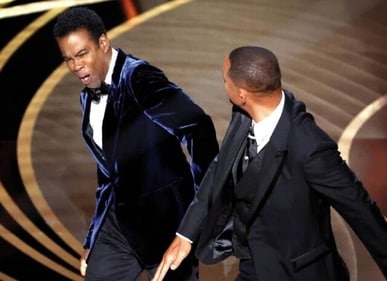 Actor Will Smith slapped comedian Chris Rock at the 2022 Oscars over a joke. Actor Will Smith slapped comedian Chris Rock at the 2022 Oscars over a joke.