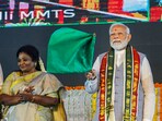Prime Minister Narendra Modi during foundation stone laying and inauguration of various projects, in Sangareddy, Tuesday, March 5, 2024. Telangana Governor Tamilisai Soundararajan is also seen. Prime Minister Narendra Modi during foundation stone laying and inauguration of various projects, in Sangareddy, Tuesday, March 5, 2024. Telangana Governor Tamilisai Soundararajan is also seen.