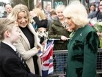 "I have a Louis grandson... quite a handful," said the Queen, who was seen all laughing and smiling while meeting her well-wishers during her visit to the Isle of Man, reported Sky News. "I have a Louis grandson... quite a handful," said the Queen, who was seen all laughing and smiling while meeting her well-wishers during her visit to the Isle of Man, reported Sky News.