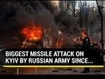 BIGGEST MISSILE ATTACK ON KYIV BY RUSSIAN ARMY SINCE... BIGGEST MISSILE ATTACK ON KYIV BY RUSSIAN ARMY SINCE...
